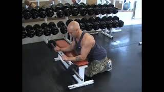 Barbell Bench Wrist Curl