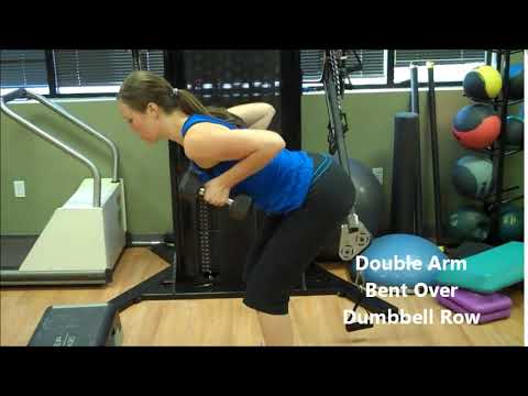 Çift Kol Eğilerek Dambıl Çekiş ⁄ Double Arm Bent Over Dumbbell Row ~ bodytr com